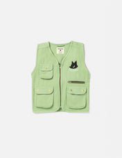 Cargo Vest - Green Leaf