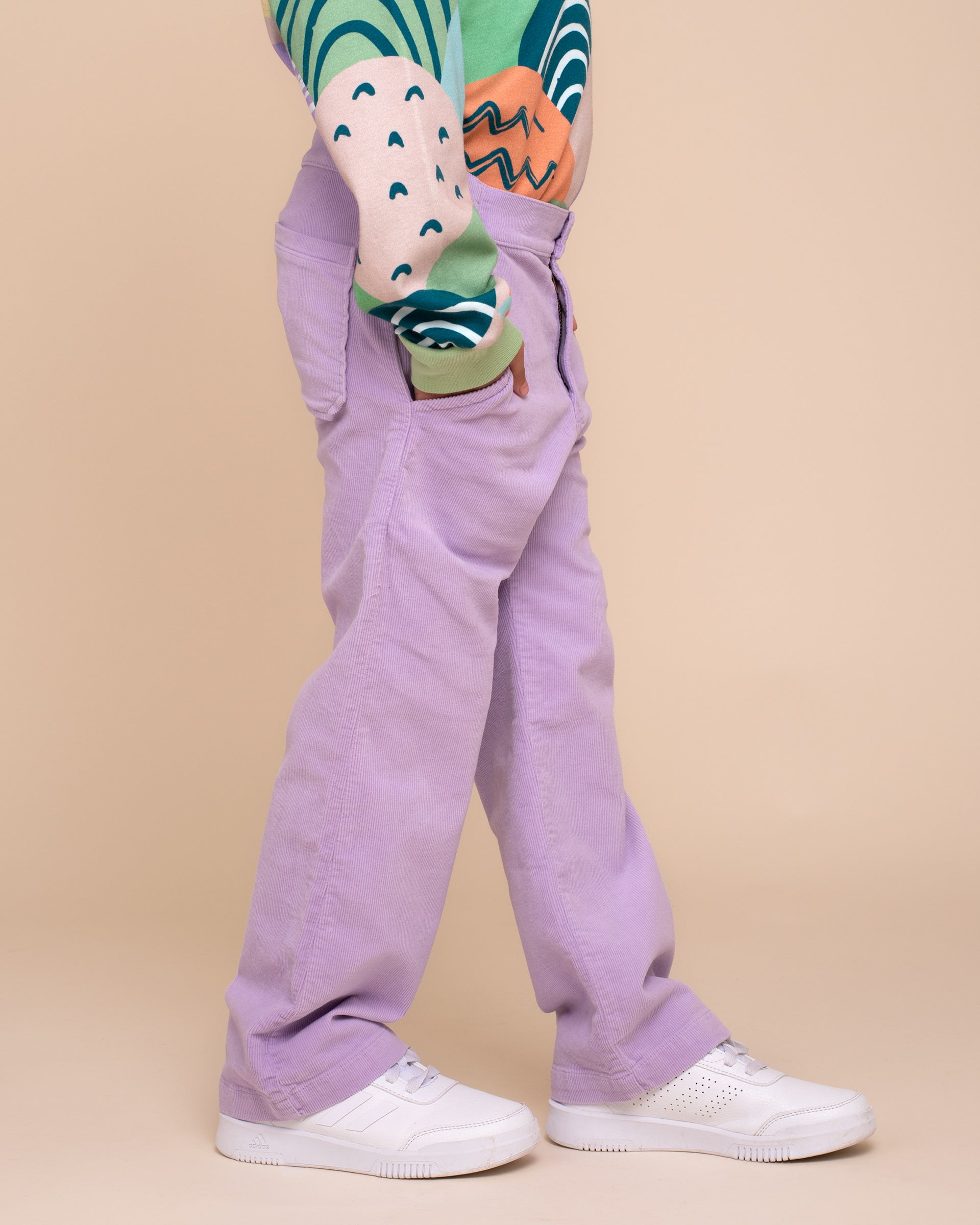 Corduroy Trousers - Lavender