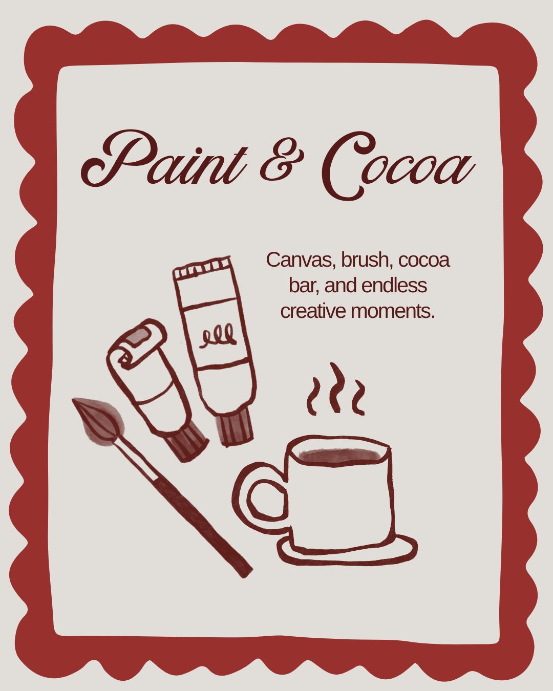 Paint & Hot Cocoa - Sat, Dec 12