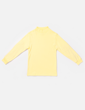 Tangüis Cotton Mock Neck Long Sleeve Tee - Solid