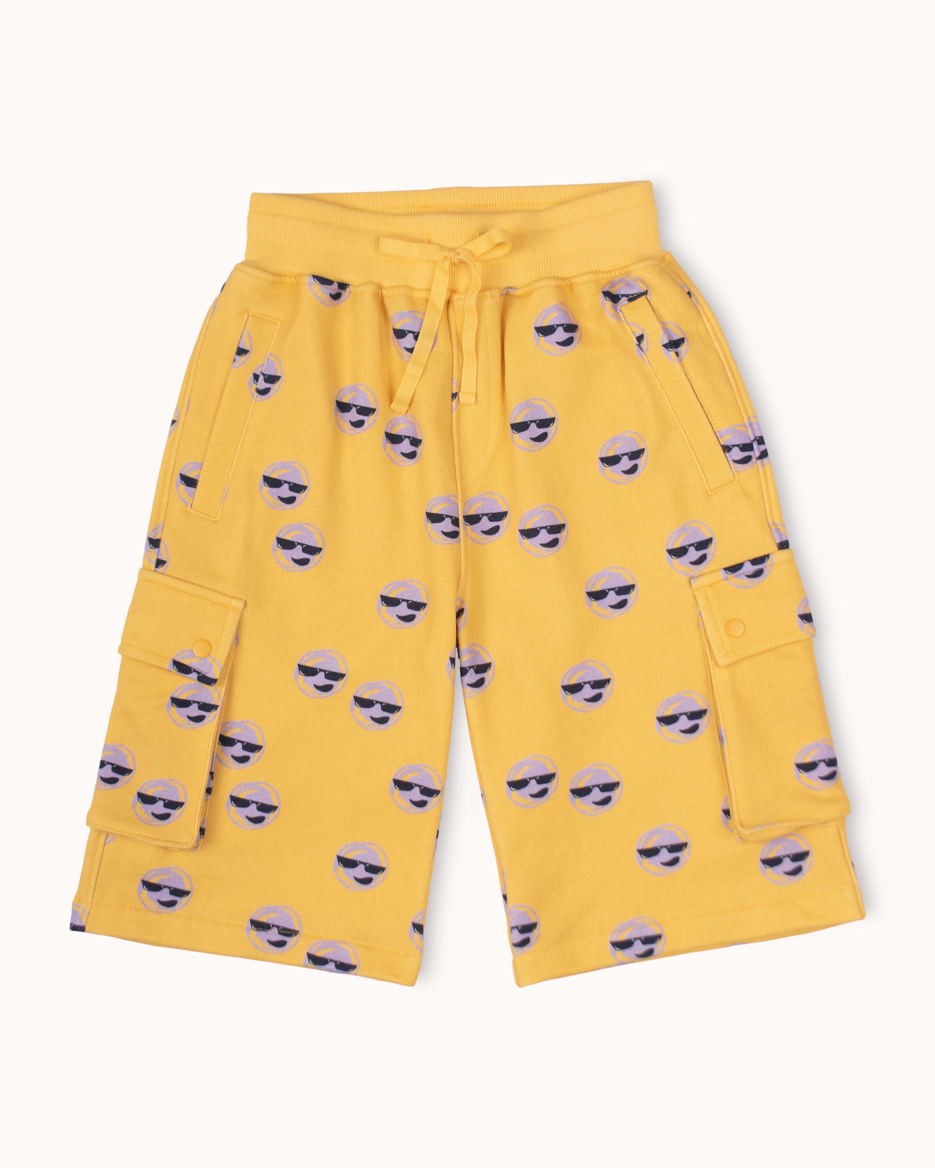 Soft Cargo Shorts - Purple Sun