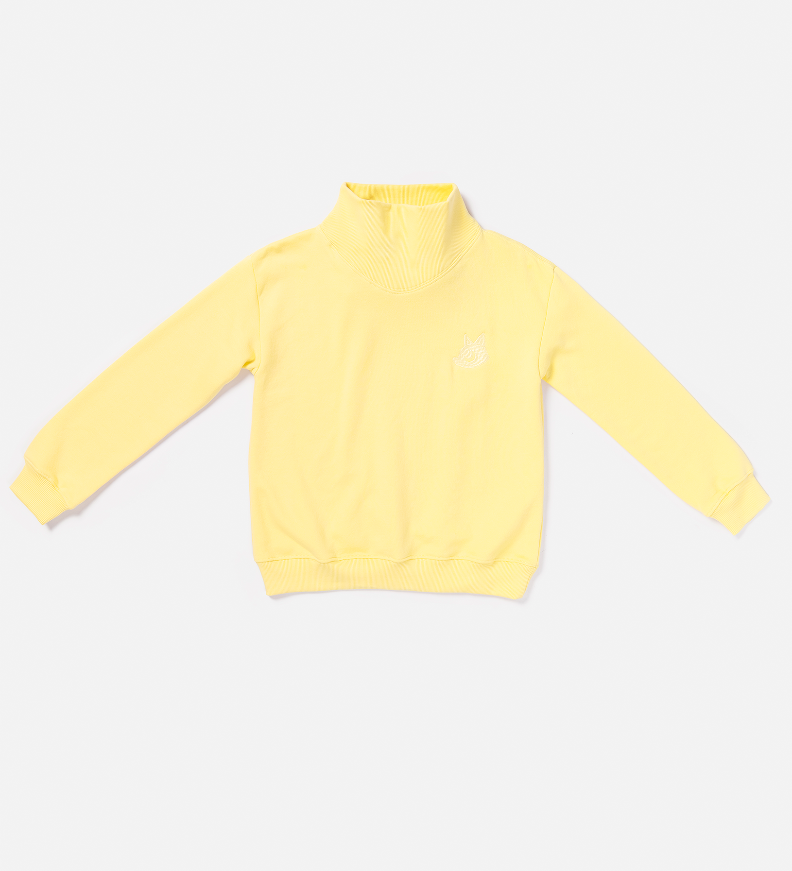 Pima Cotton Funnelneck Sweatshirt