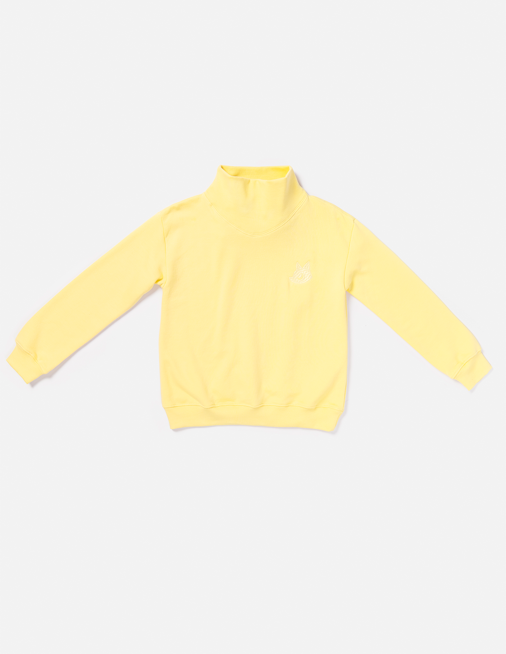 Pima Cotton Funnelneck Sweatshirt