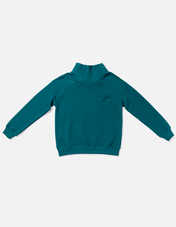 Pima Cotton Funnelneck Sweatshirt