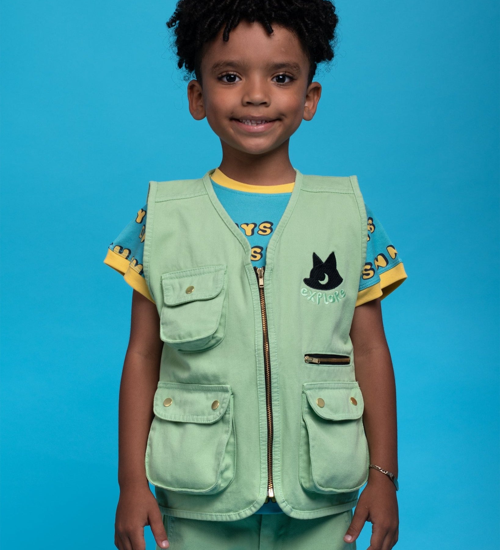 Cargo Vest - Green Leaf - RAPOZZA SQUAD