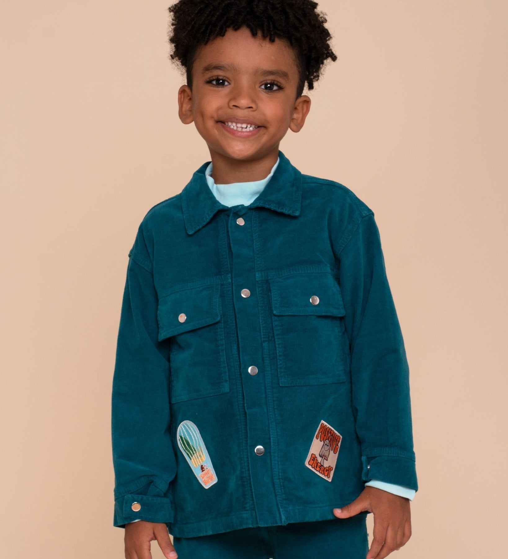 Corduroy Shacket - Blue Lake - RAPOZZA SQUAD