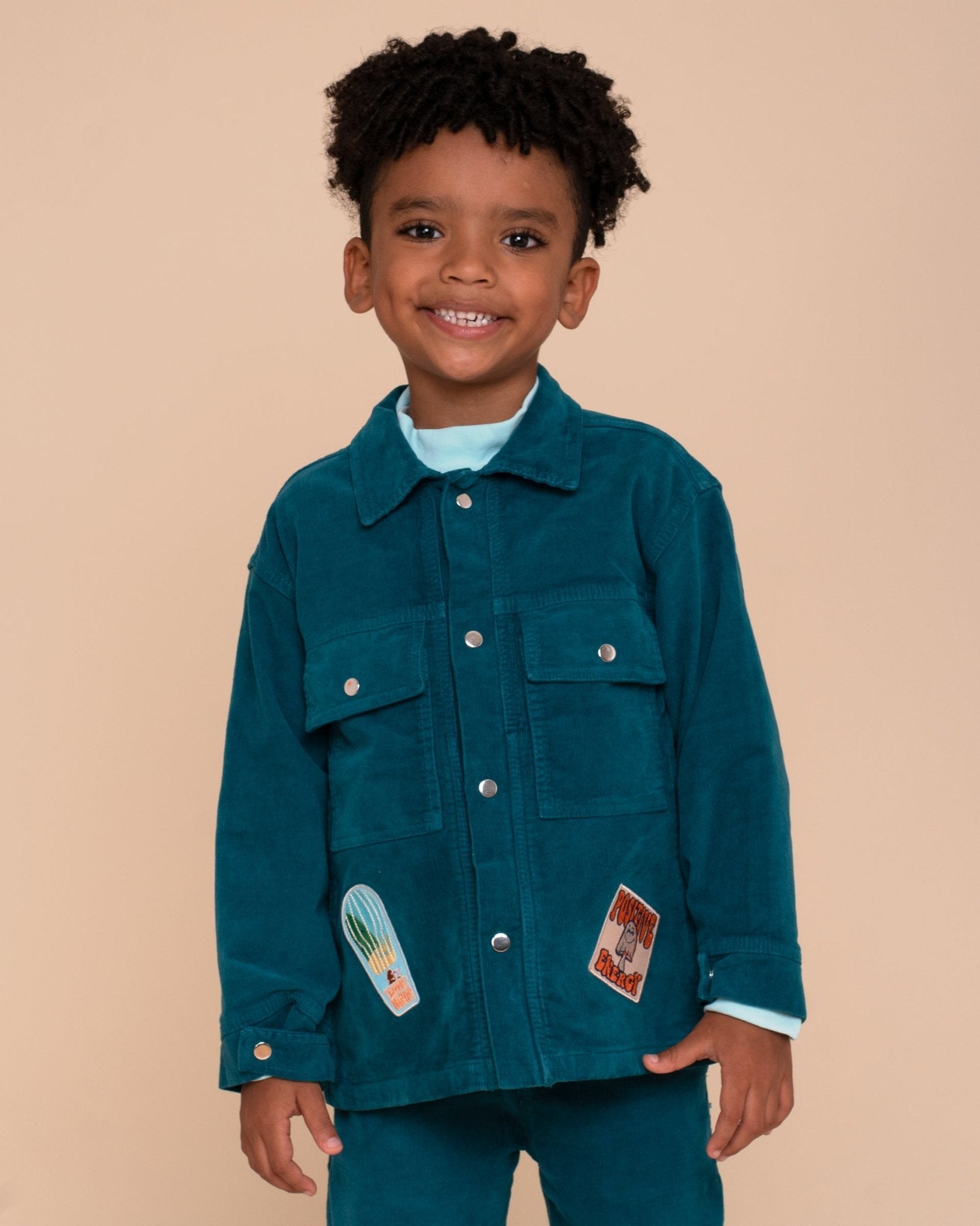 Corduroy Shacket - Blue Lake - RAPOZZA SQUAD