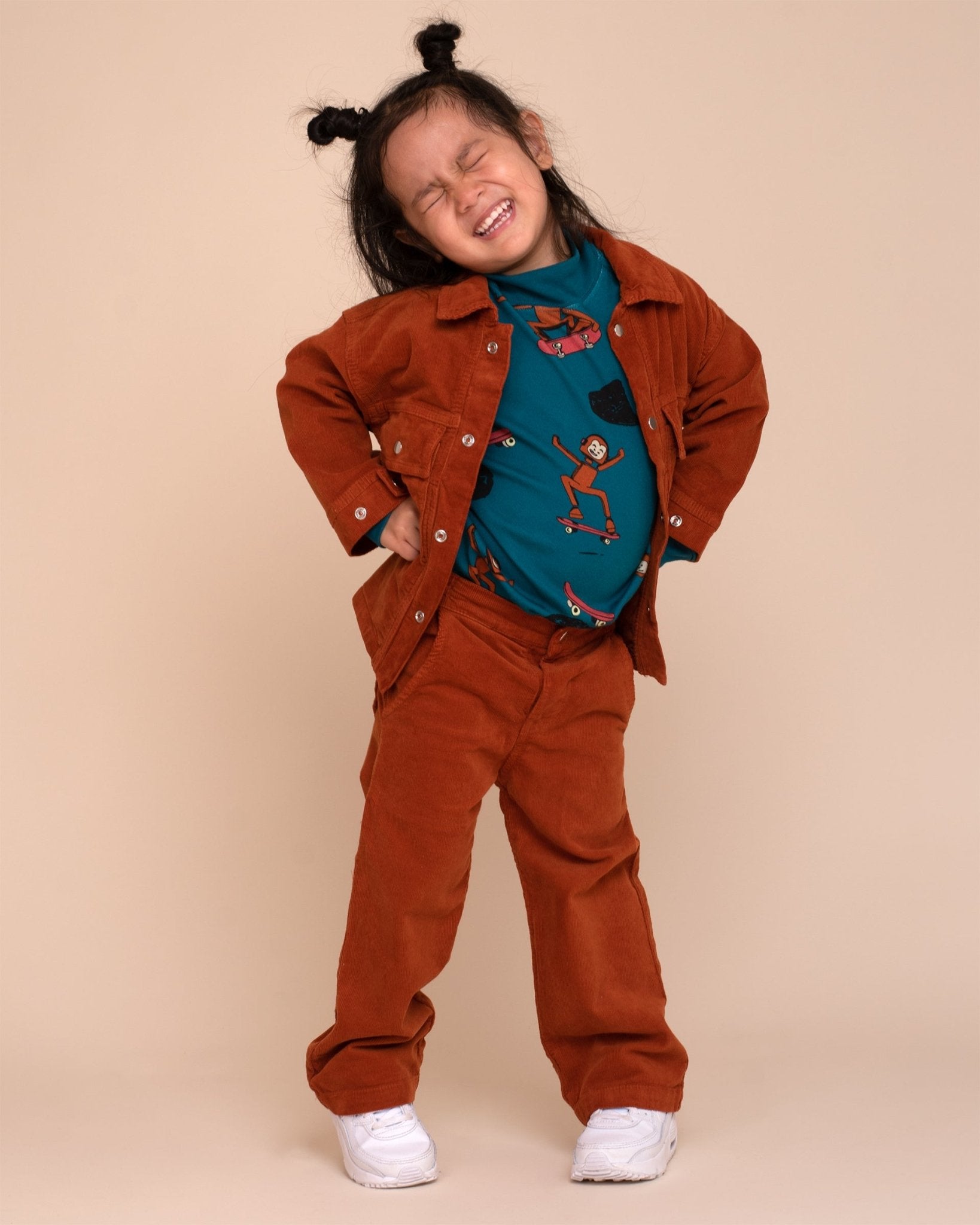 Corduroy Shacket - Warm Brown - RAPOZZA SQUAD
