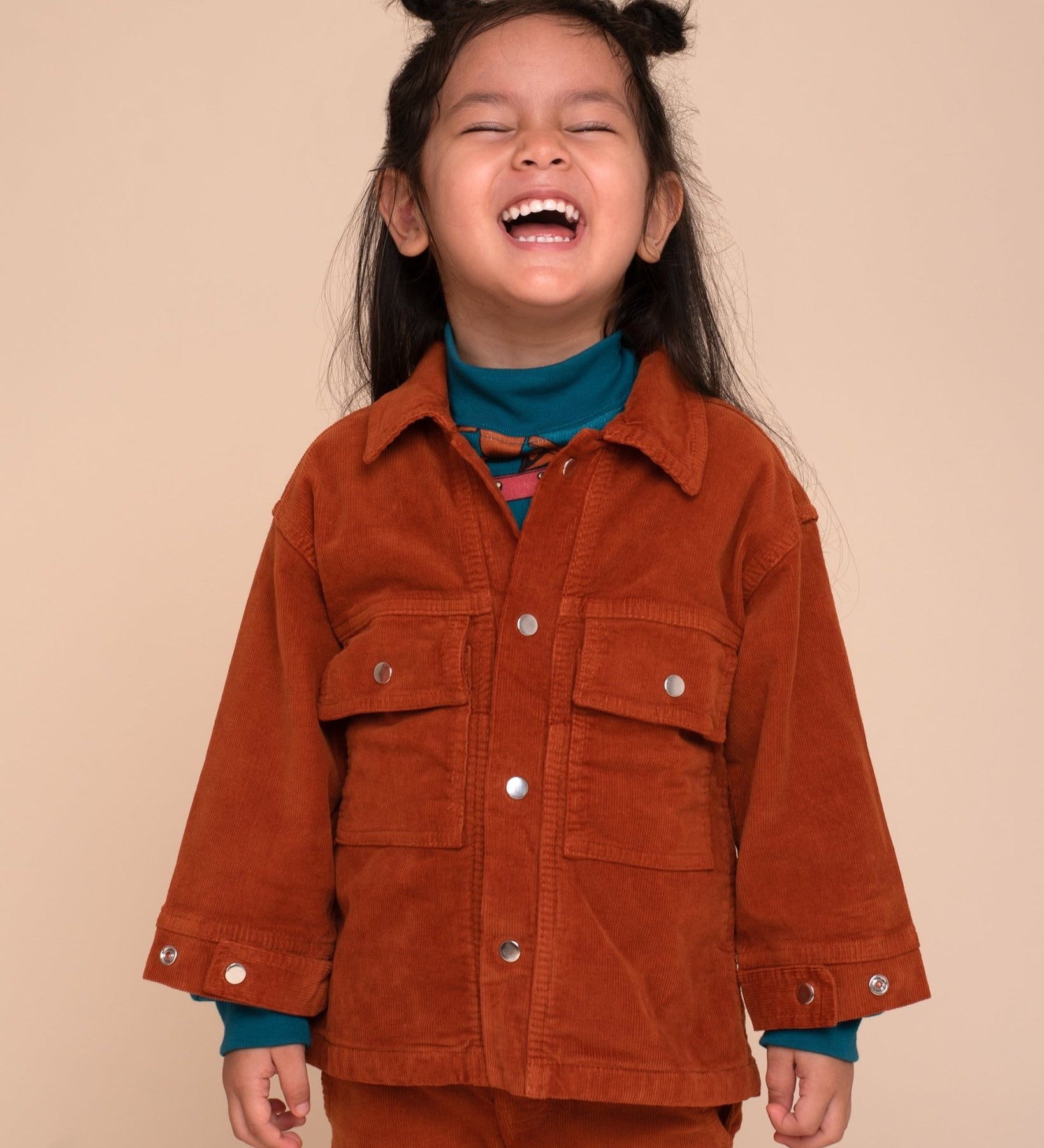 Corduroy Shacket - Warm Brown - RAPOZZA SQUAD