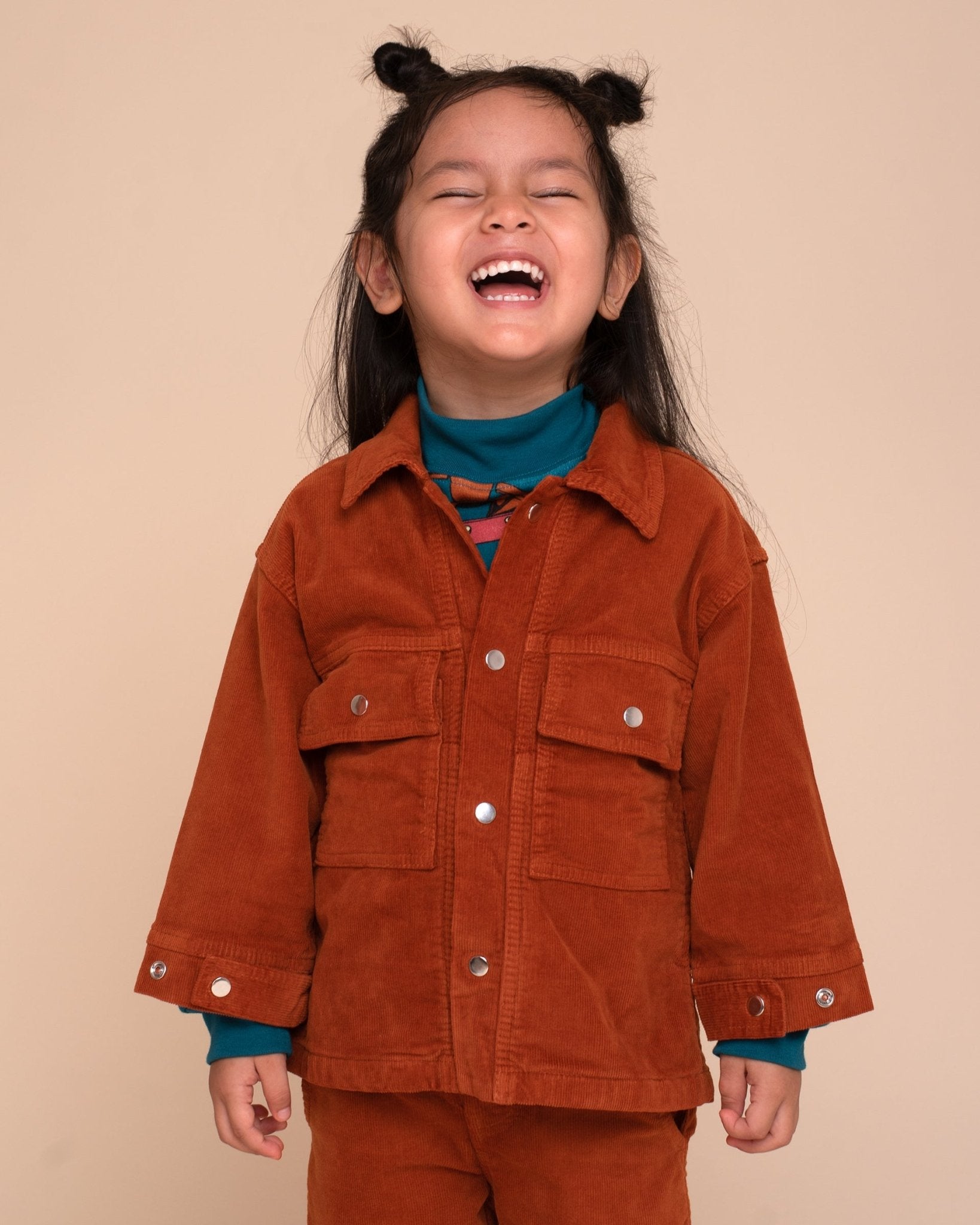Corduroy Shacket - Warm Brown - RAPOZZA SQUAD