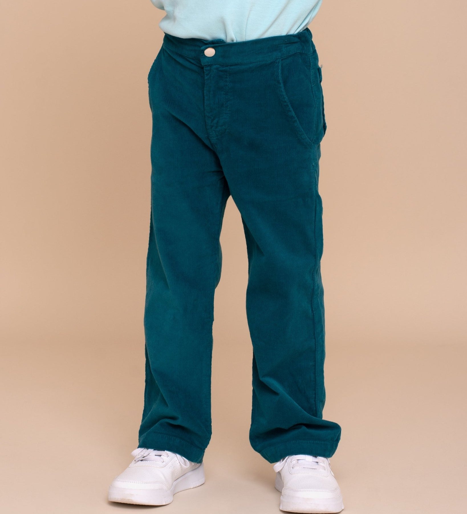Corduroy Trousers - Blue Lake - RAPOZZA SQUAD