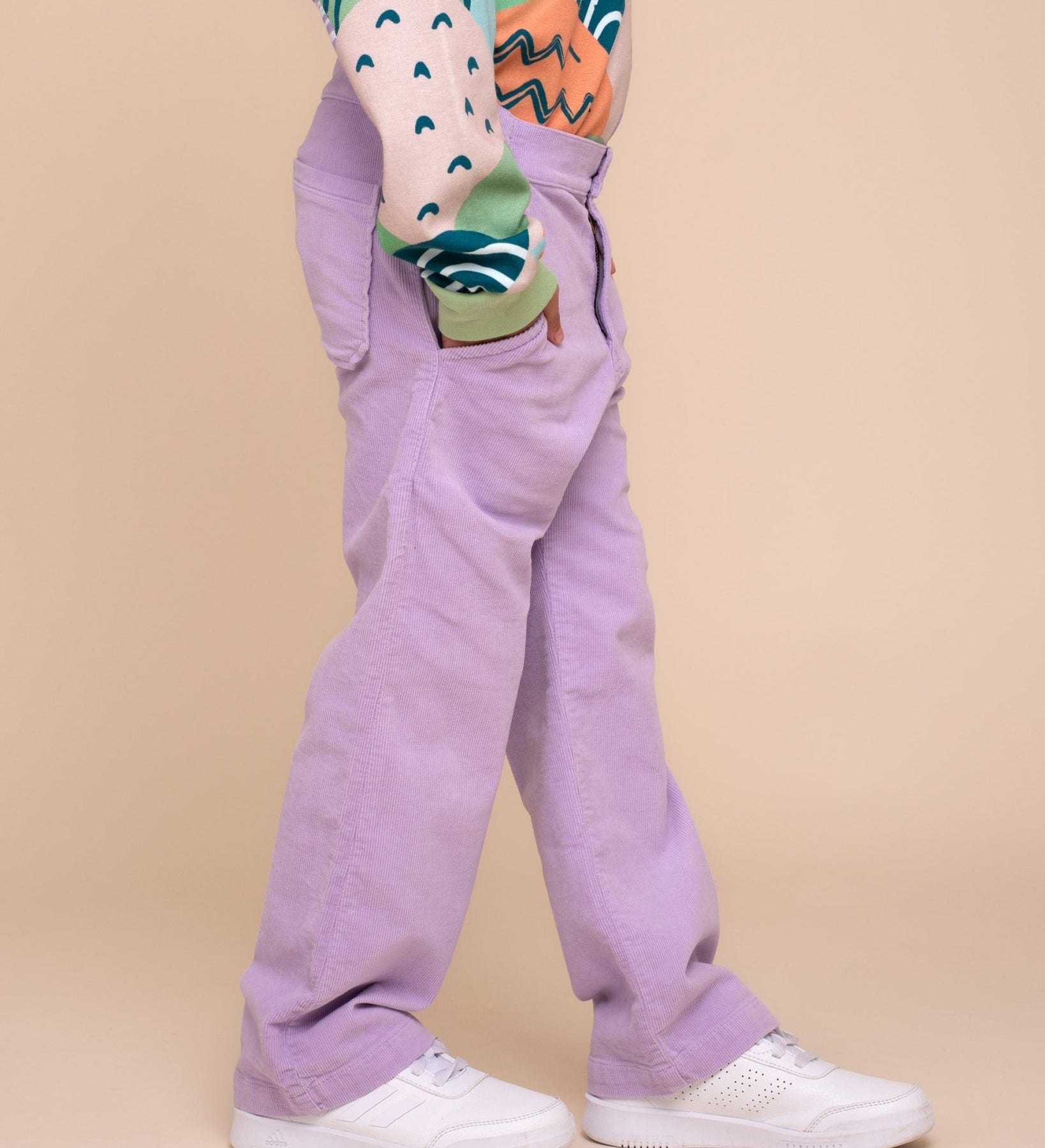 Corduroy Trousers - Lavender - RAPOZZA SQUAD