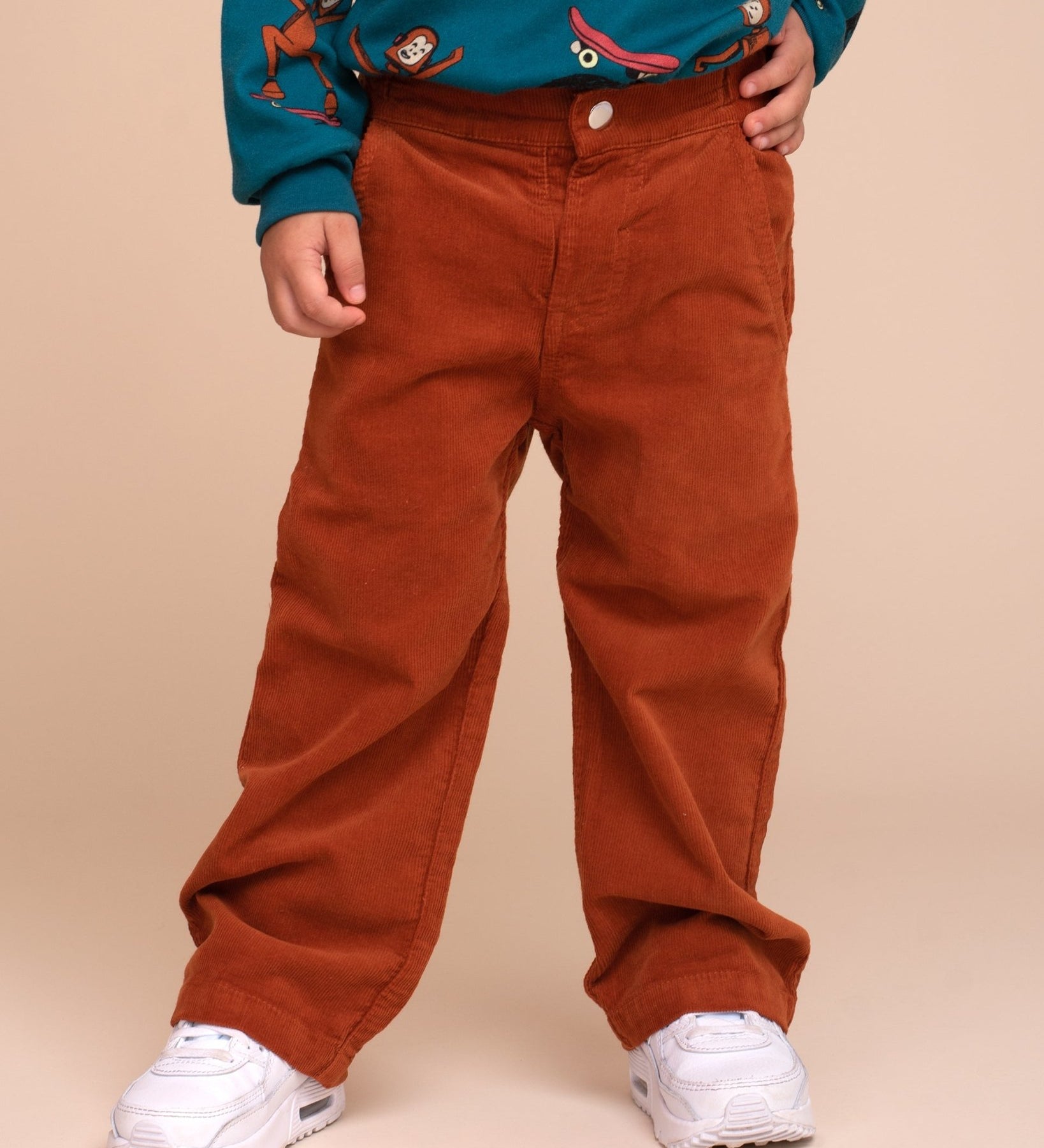 Corduroy Trousers - Warm Brown - RAPOZZA SQUAD