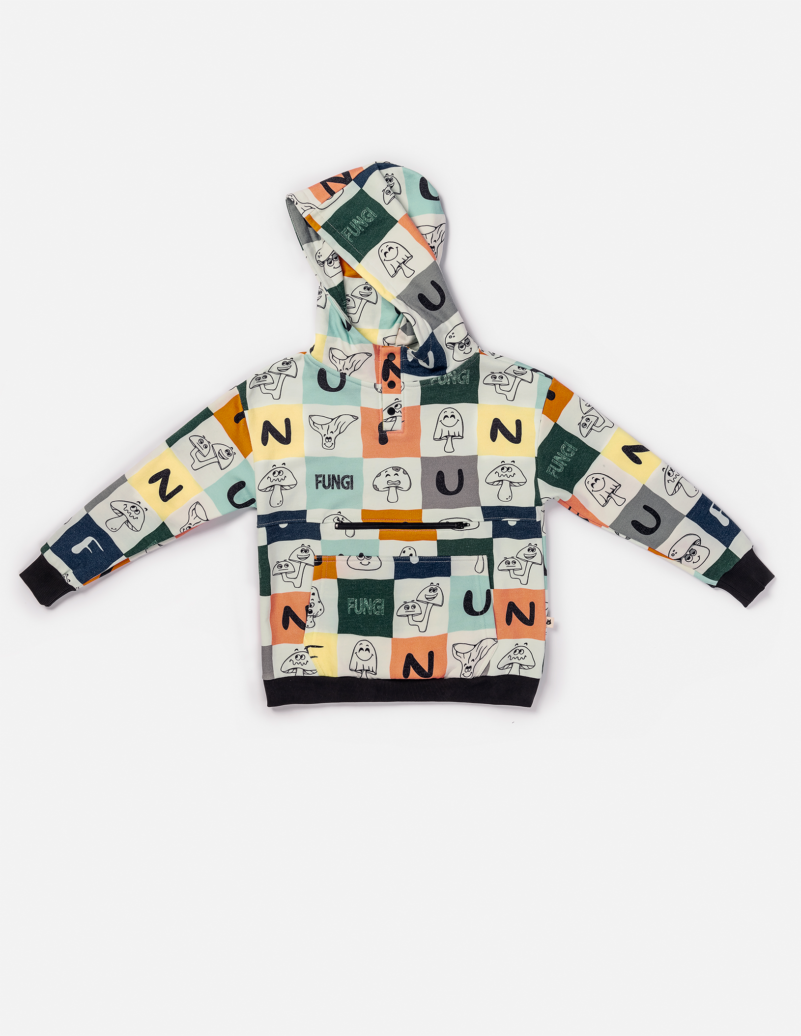 Pima Cotton Hoodie - Fungi