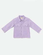 Corduroy Shacket - Lavender