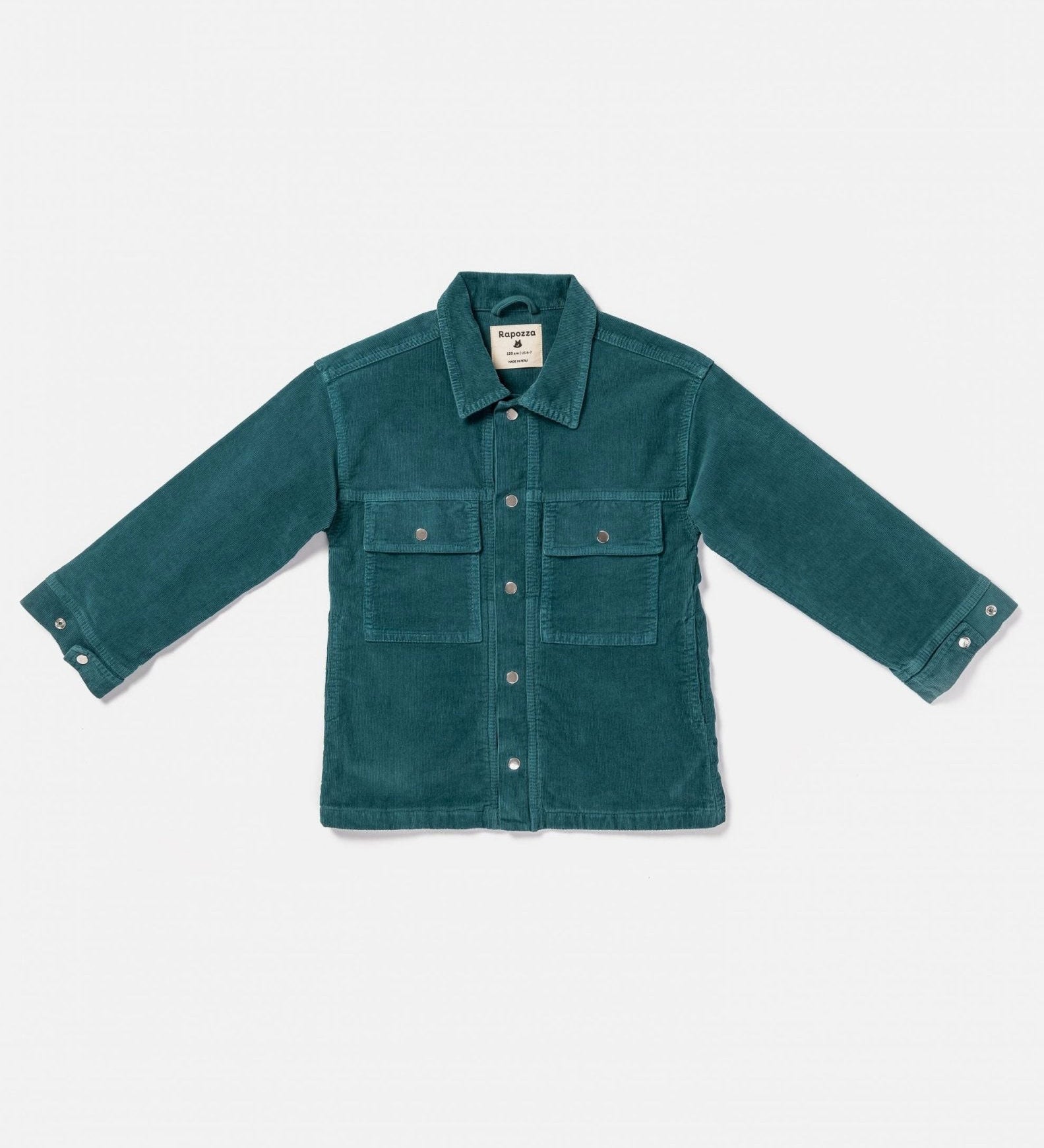 Kids Blue Lagoon Corduroy Jacket - Unisex, Warm & Lightweight Outerwear - RAPOZZA SQUAD