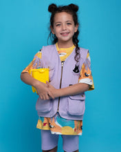 Kids Cargo Utility Vest Green | Multi Pocket Zip Up - RAPOZZA SQUAD