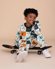 Kids Pima Cotton Sweatshirt Fungi Print | Soft Organic Pullover - RAPOZZA SQUAD