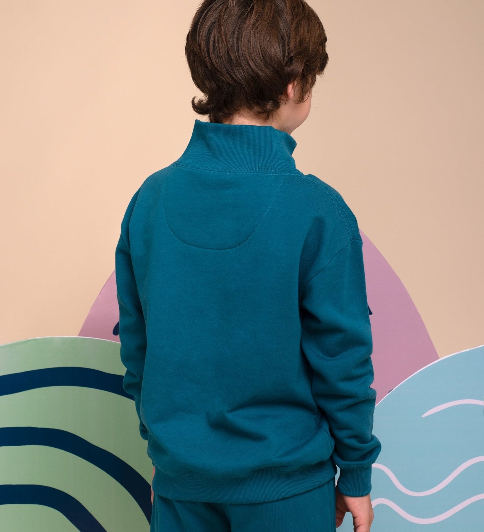 Pima Cotton Funnelneck Sweatshirt - RAPOZZA SQUAD