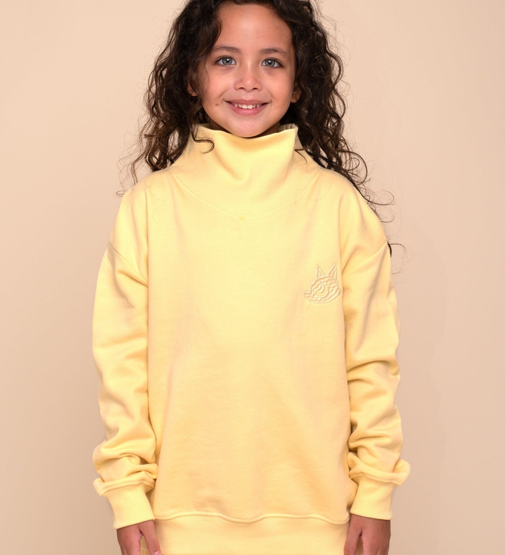 Pima Cotton Funnelneck Sweatshirt - RAPOZZA SQUAD