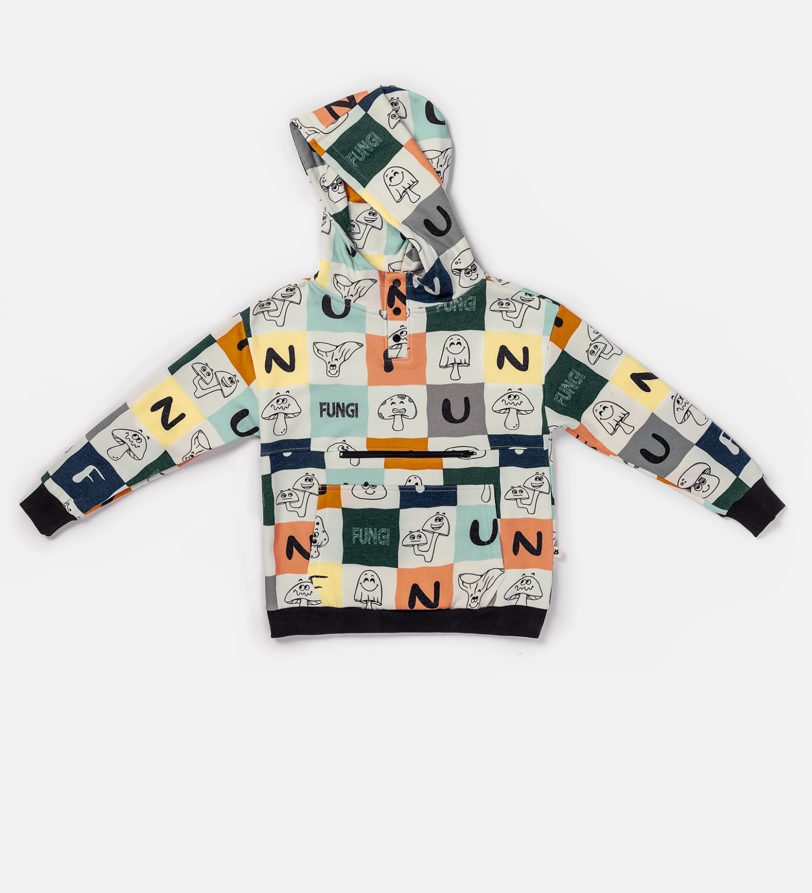 Pima Cotton Hoodie - Fungi - RAPOZZA SQUAD