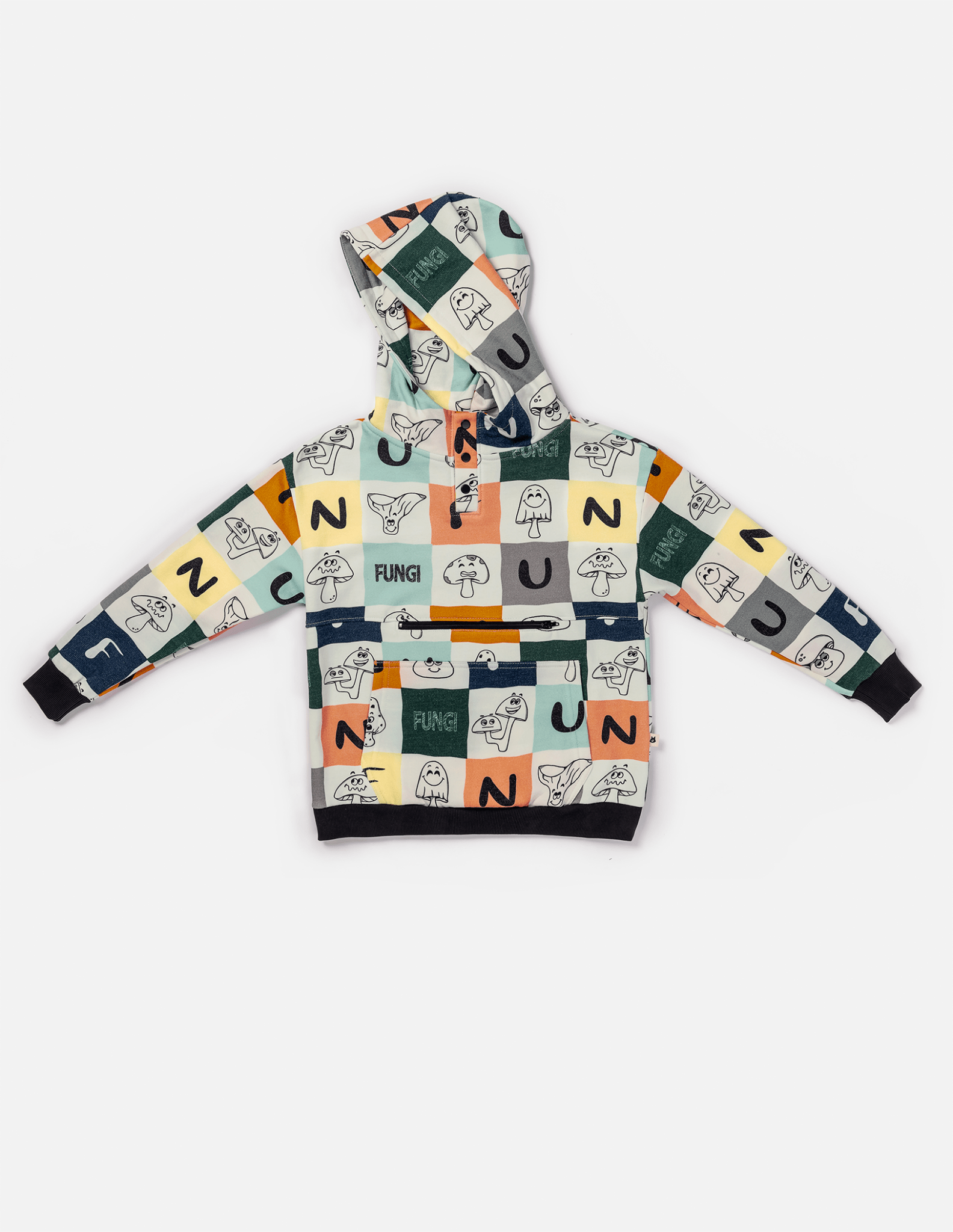 Pima Cotton Hoodie - Fungi - RAPOZZA SQUAD