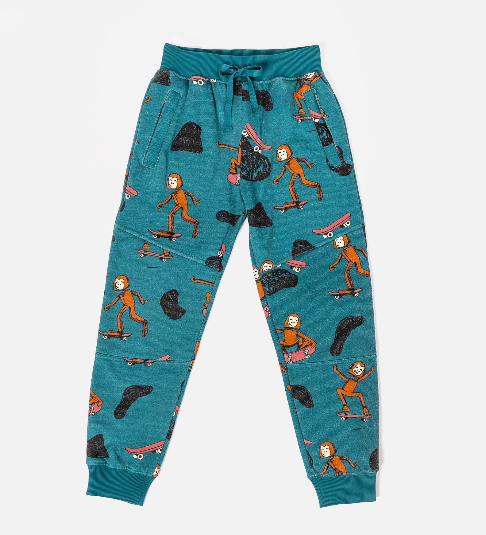 Pima Cotton Joggers - Heathered Retro Skater Sas - RAPOZZA SQUAD