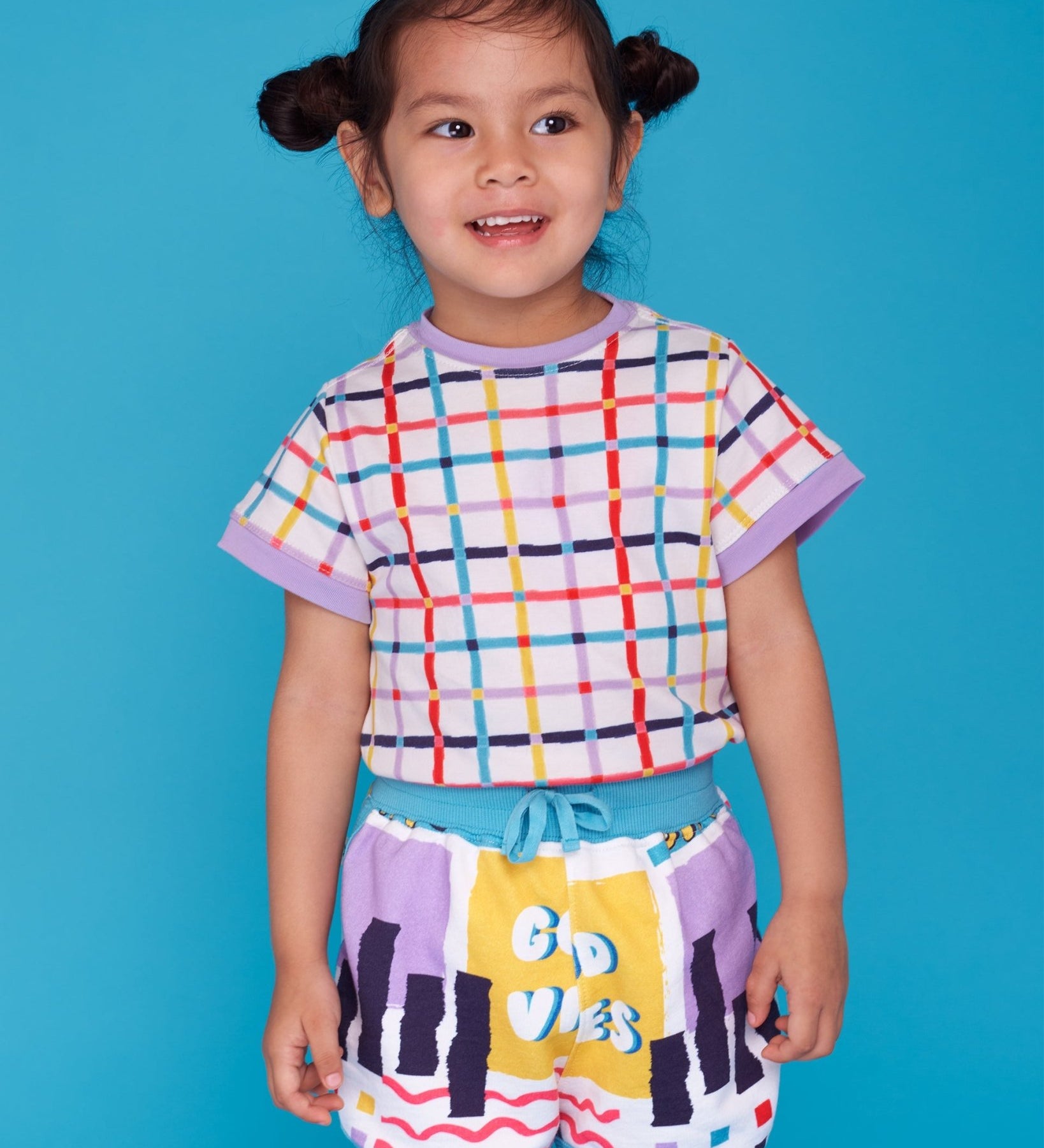Pima Cotton Short Sleeve Retro Tee - Picnic Blanket - RAPOZZA SQUAD