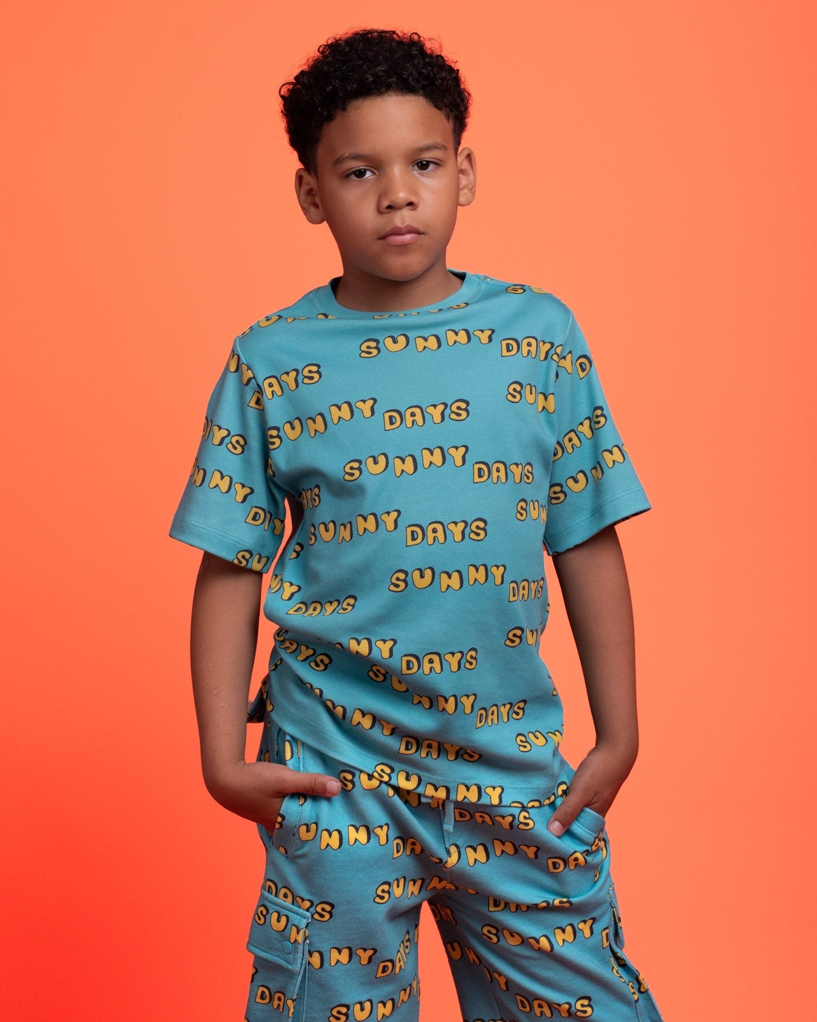 Pima Cotton Short Sleeve Tee - Sunny Days - RAPOZZA SQUAD