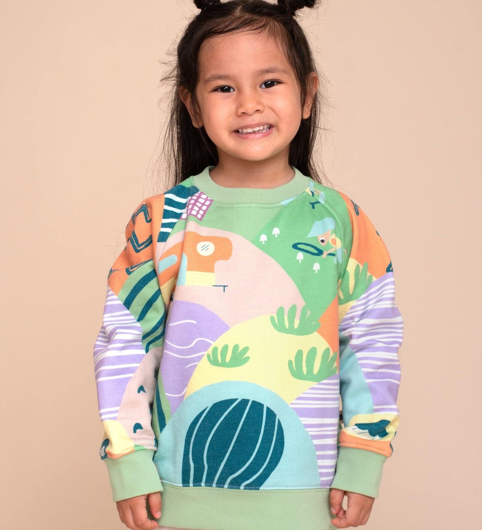 Pima Cotton Sweatshirt - Landscape - RAPOZZA SQUAD