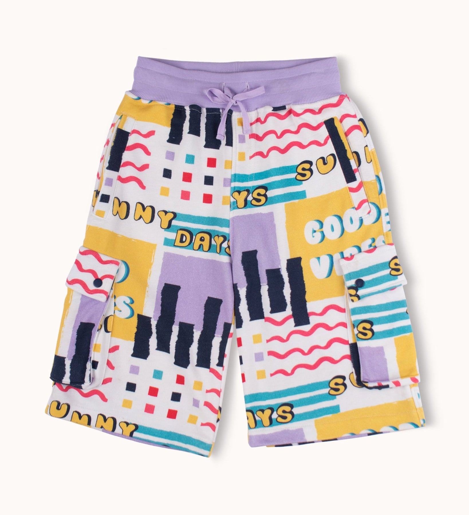 Soft Cargo Shorts - Good Vibes - RAPOZZA SQUAD