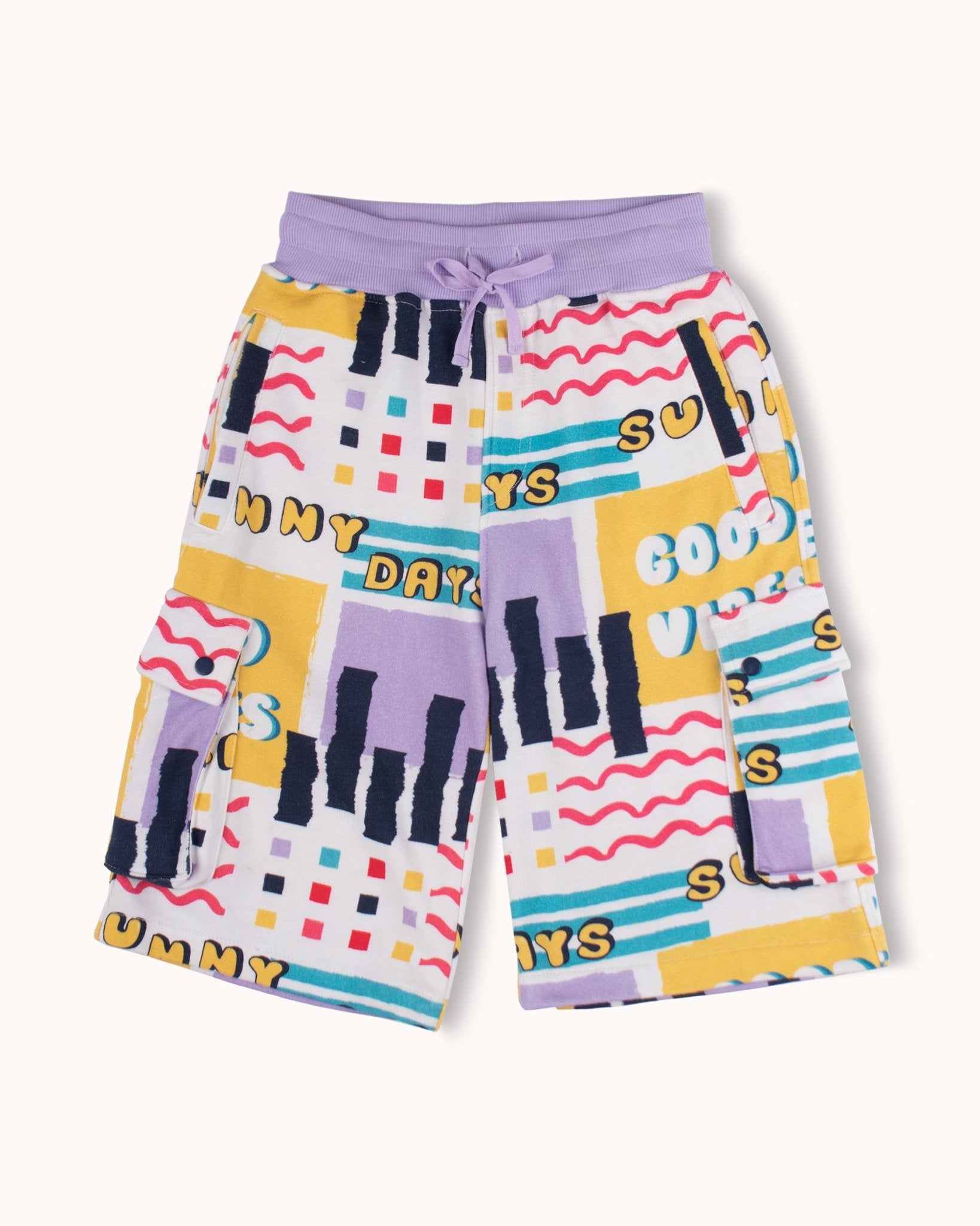 Soft Cargo Shorts - Good Vibes - RAPOZZA SQUAD
