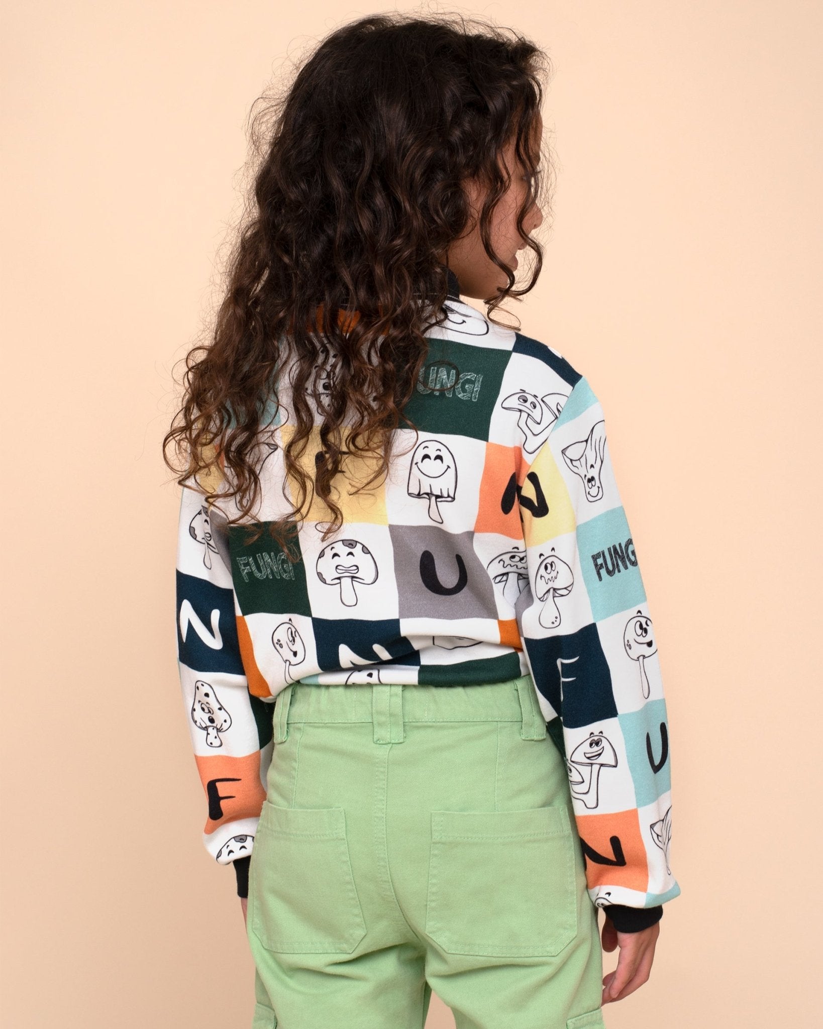 Tangüis Cotton Mock Neck Long Sleeve Tee - Fungi - RAPOZZA SQUAD