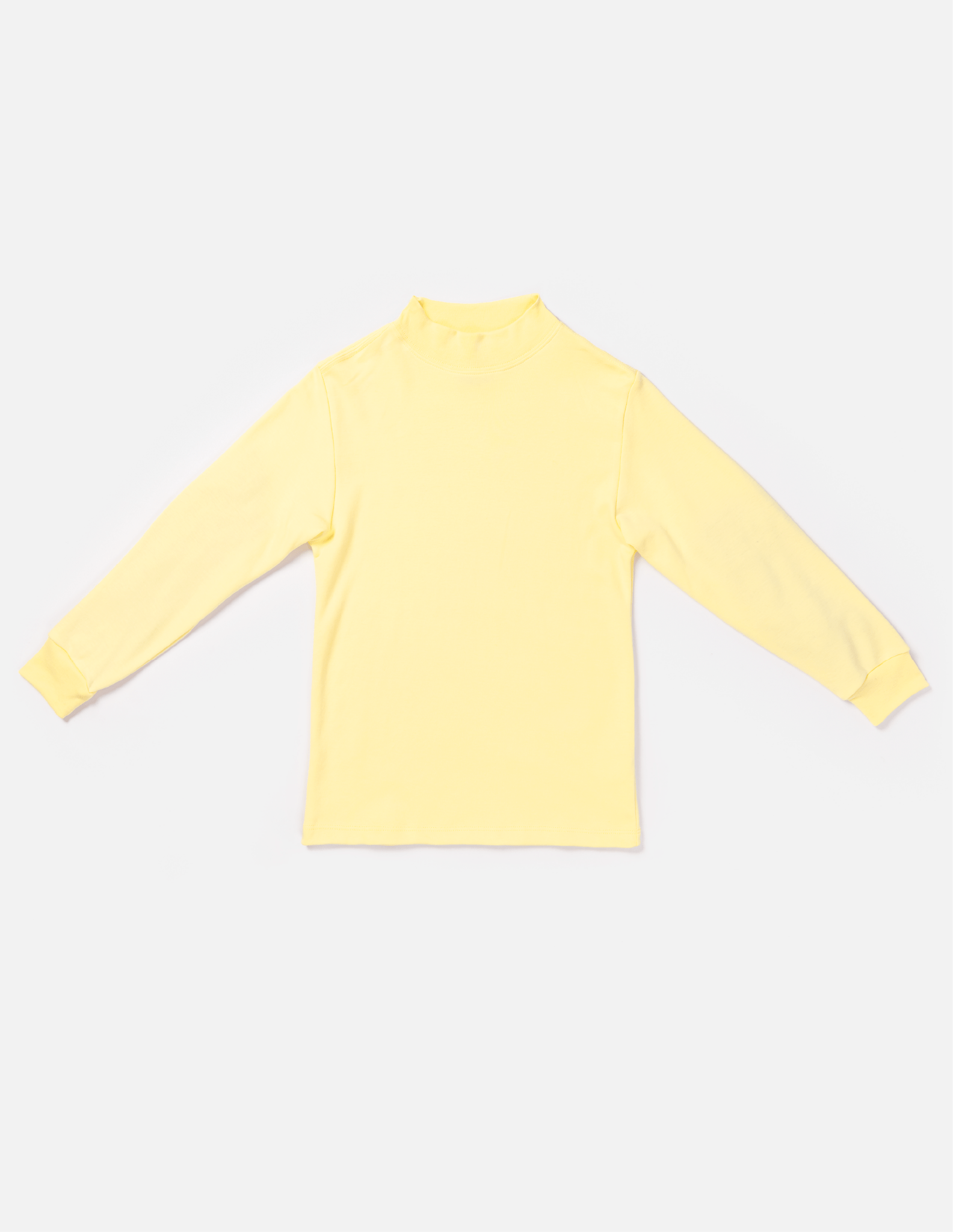 Tangüis Cotton Mock Neck Long Sleeve Tee - Solid - RAPOZZA SQUAD
