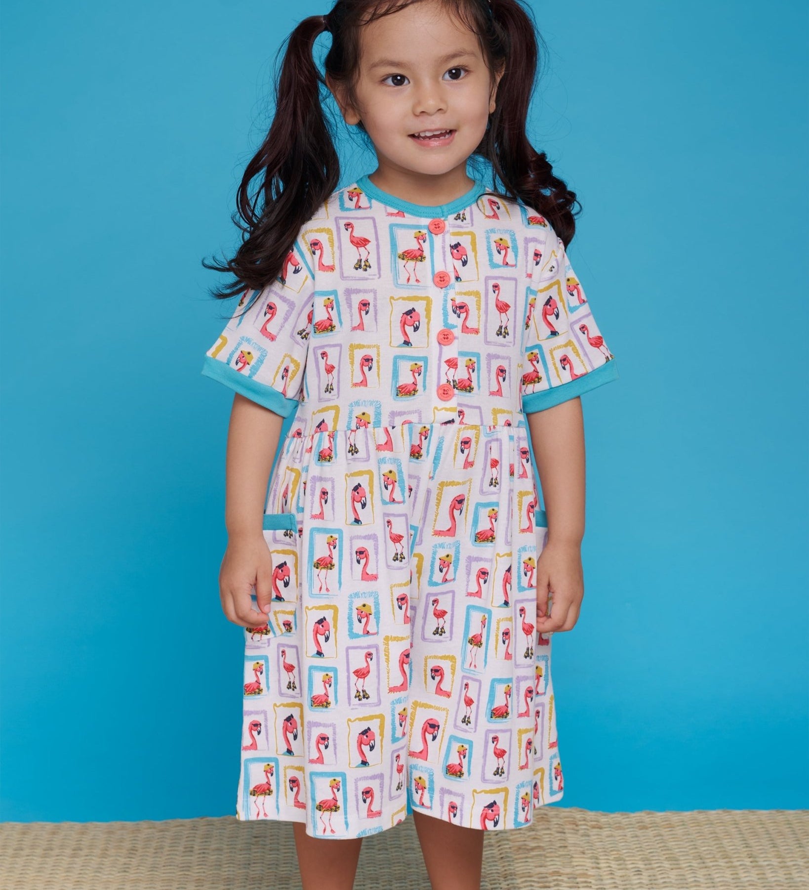 Wide leg Ribbed Romper - Flamingo - RAPOZZA SQUAD